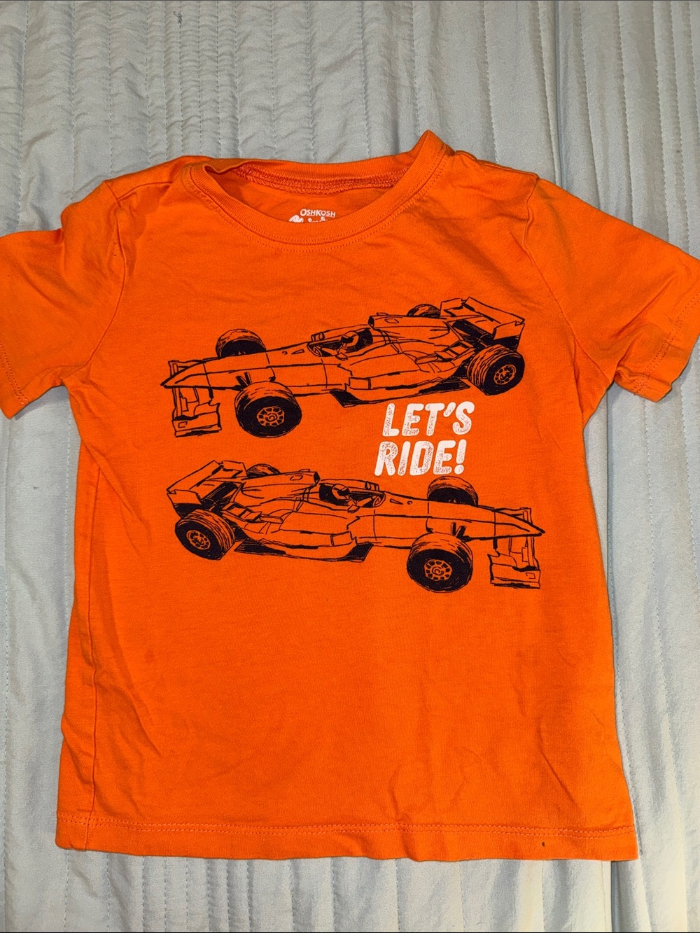 Let’s Ride! Formula1 Orange Tee